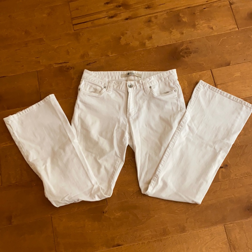 Gap white bootcut jeans